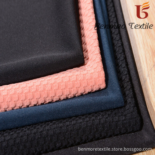 Dyed Knitted Quilted Fabric/ Weft Polyester Spandex Quilted Fabric